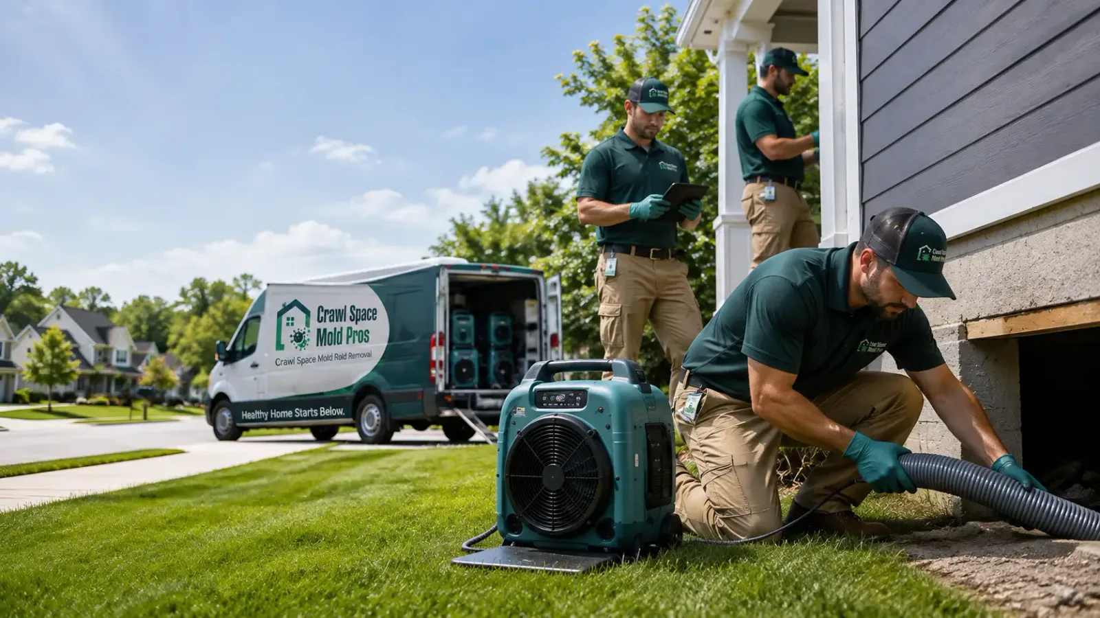 Crawl Space Mold Removal in Brice, OH